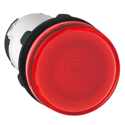 Harmony voyant rond - Ø22 - rouge - BA 9s base - inf. ou egal 250V