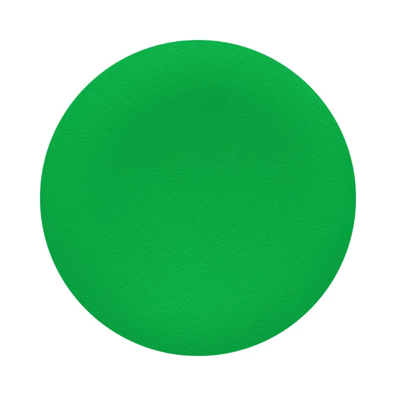 Harmony cabochon lisse -vert pour poussoir rond Ø22