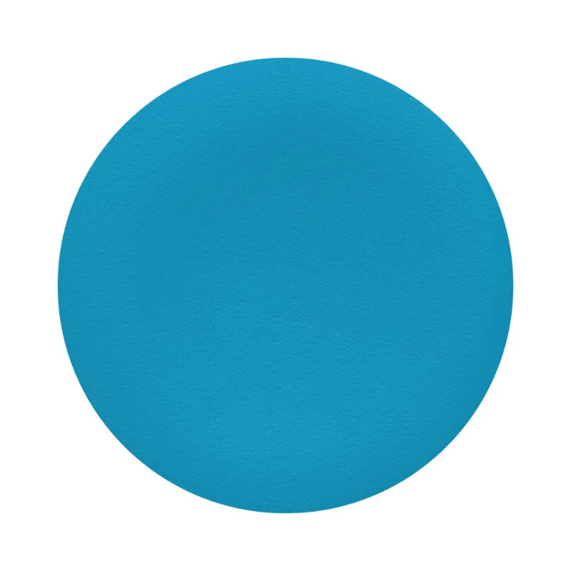 Harmony cabochon lisse - bleu pour poussoir rond Ø22