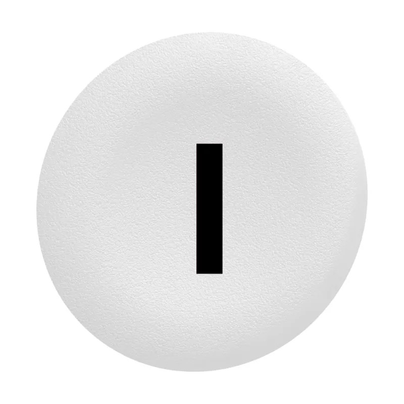 Harmony - capsule pr bouton poussoir - Ø22 - affleurant lisse - 'I' - blanc