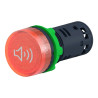 Harmony XB5 - buzzer lumineux - Ø22 - 90dB - rouge - 110V - racc bornier