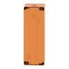 Boite métal vide orange - M25 x1 - 6 trous 22 mm - 80x220x77 mm