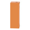 Boite métal vide orange - M25 x1 - 6 trous 22 mm - 80x220x77 mm