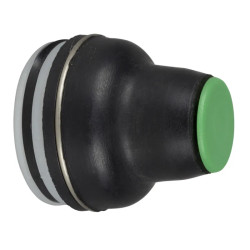 Harmony XACB - tête capuchonnée pour bouton-poussoir - vert - 16mm, -25..+70°C