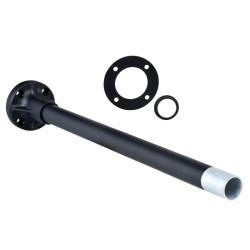 Harmony XVB - tube support+pied de fixation L:400mm - aluminium noir