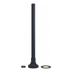 Harmony XVB - tube support+pied de fixation L:400mm - aluminium noir