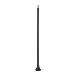 Harmony XVB - tube support+pied de fixation L:800mm - aluminium noir