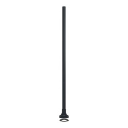 Harmony XVB - tube support+pied de fixation L:800mm - aluminium noir