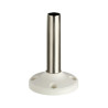 Harmony XVM - tube support+base fixation - L:100mm - aluminium blanc