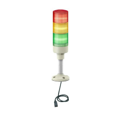 Harmony - colonne de signal. - DEL multicolore USB - Ø60mm - socle fix. - buzzer