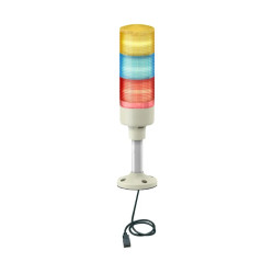 Harmony - colonne de signal. - DEL multicolore USB - Ø60mm - socle fix. - buzzer