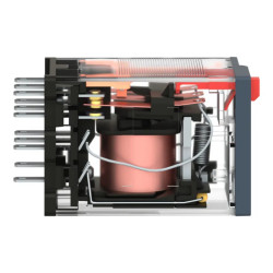 Harmony Relay RXM - relais miniature - embrochab - test+DEL - 3OF - 10A - 24VAC