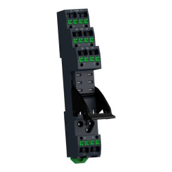 RGZ push-in socket with clamp, separate contact, for RXG2 relays