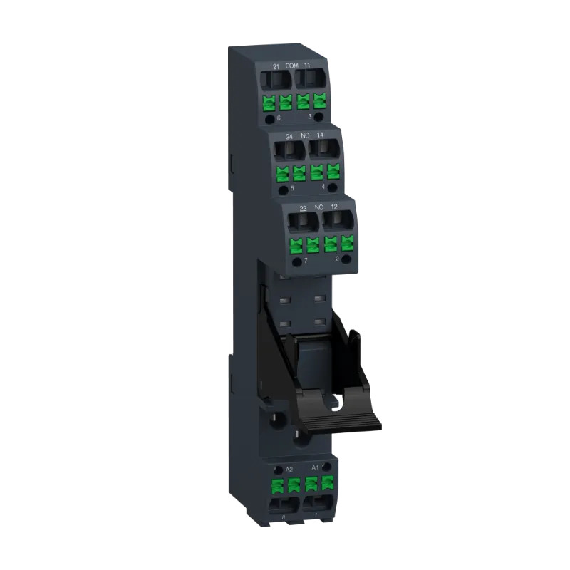 RSZ push-in socket with clamp, separate contact, for RSB2 relays