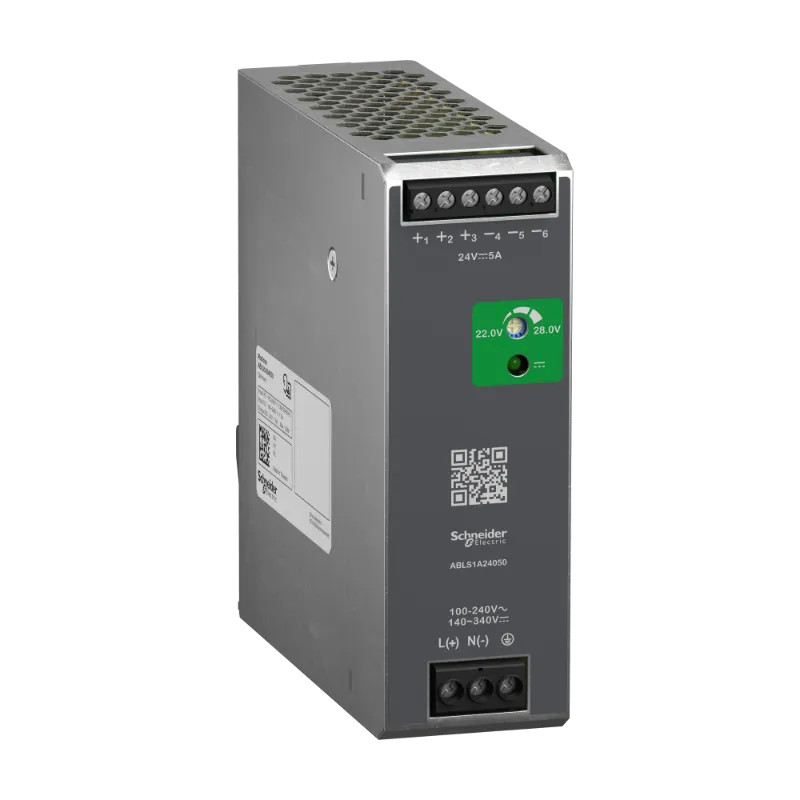 Modicon ABL - alimentation à découpage - 5A - 100 à 240Vca mono/biphasé - 24Vcc