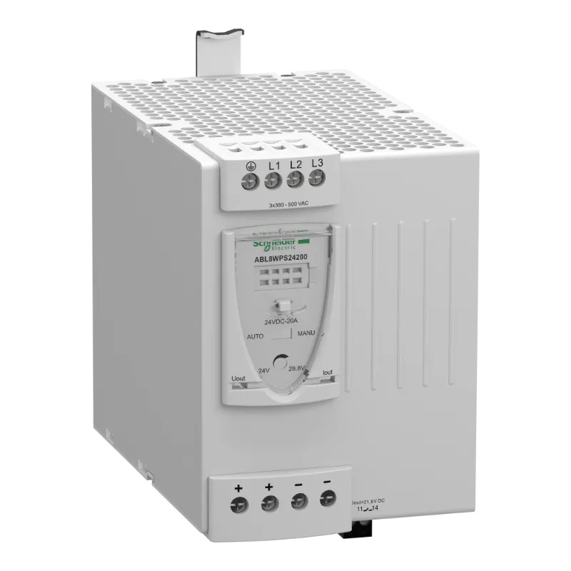 Phaseo ABL8 - alimentation à découpage - 20A - 380 à 500V triphasé - 24Vcc