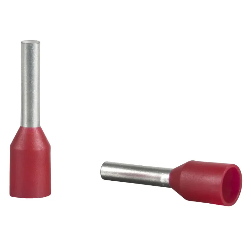 Linergy DZ5 - embout de câble - taille court - 1mm² - rouge - DIN