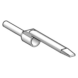 Linergy DZ5 - embout de câble porte étiquette - moyen - 0,5mm² - blanc - NF