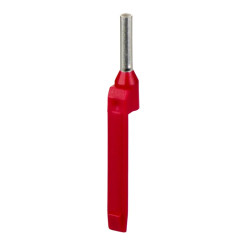 Linergy DZ5 - embout de câble porte étiquette - moyen - 1mm² - rouge - NF