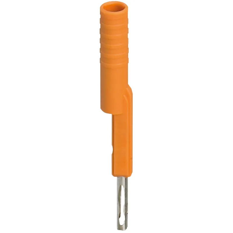 Adaptateur d'essai alvéole test Ø4mm jaune verrouillable pour NSYTRV62TTD