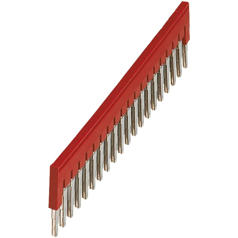 Pont enfichable - 20 points - pour bornes 4mm² - rouge