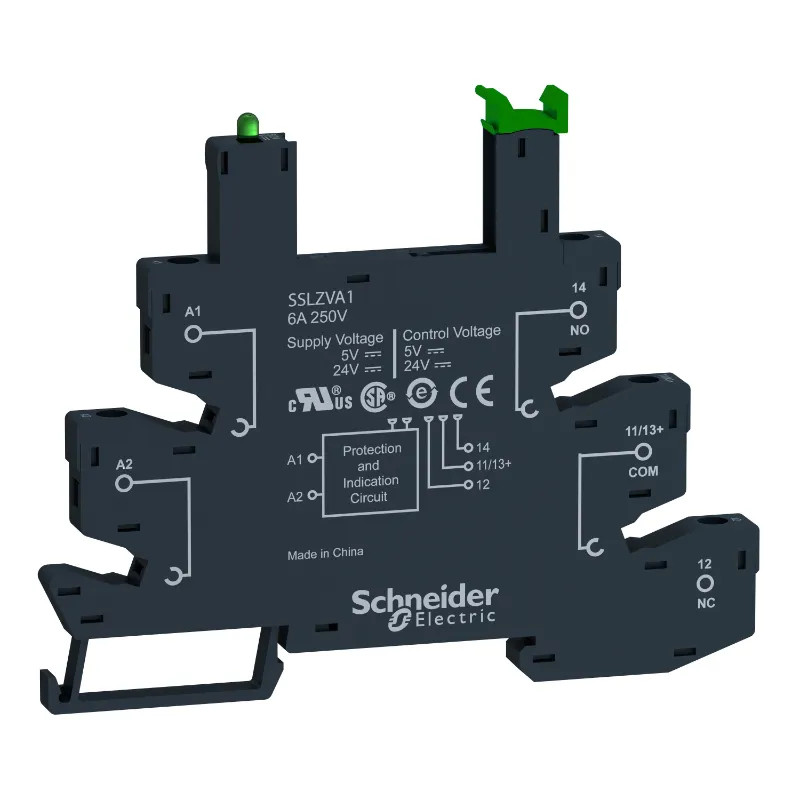 Harmony Control - embase SSL - 6A - 5 à 24V CC - bornes à ressorts - lot de 10