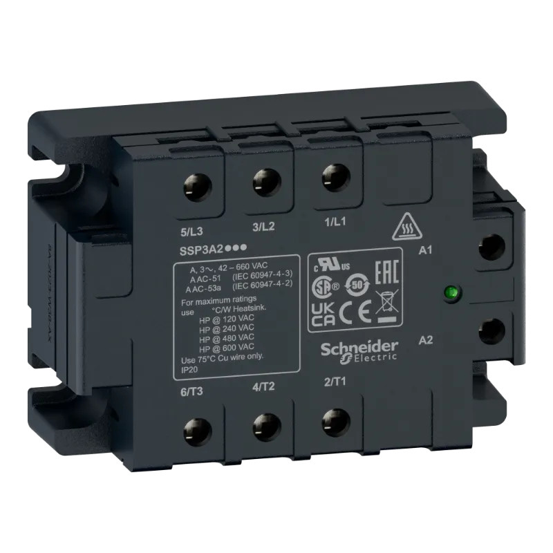 Harmony Relay - 3 phase ssrelais - 660Vca - 25A - 90..280Vca therm