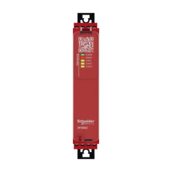 Harmony XPSU-Module de sécurité-Estop protection, 24 VDC- pas entrée-à vis