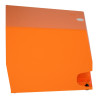 Preventa XPER - inter. à pied - simple - avec capot - métal.- orange - 1O+1F