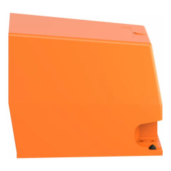 Preventa XPER - inter. à pied - simple - avec capot - métal.- orange - 2O+2F