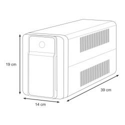 BackUPS BX - onduleur line-interactive - 1200VA, 230V - prises Françaises