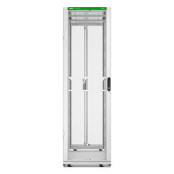 Rack NetShelter SX2 42U L600XP1200XH1991mm, Blanc, avec panneaux latéraux