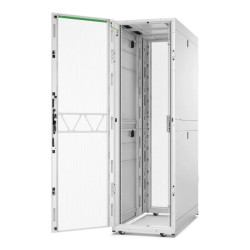 Rack NetShelter SX2 42U L600XP1200XH1991mm, Blanc, avec panneaux latéraux