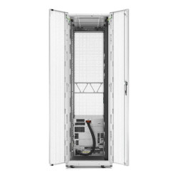 Rack NetShelter SX2 42U L600XP1200XH1991mm, Blanc, avec panneaux latéraux