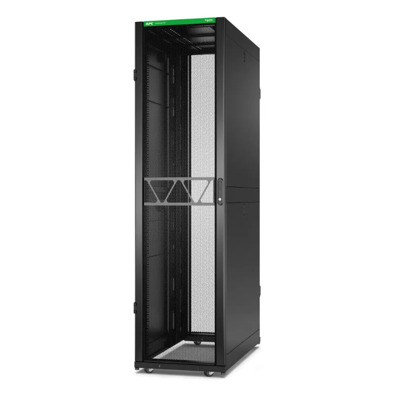 Rack NetShelter SX2 48U L600XP1200XH2258mm, noir, avec panneaux latéraux