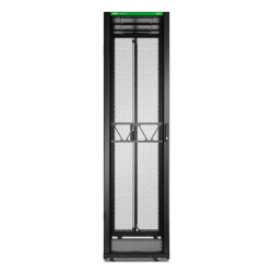 Rack NetShelter SX2 48U L600XP1200XH2258mm, noir, avec panneaux latéraux