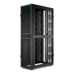 Rack NetShelter SX2 48U L600XP1200XH2258mm, noir, avec panneaux latéraux