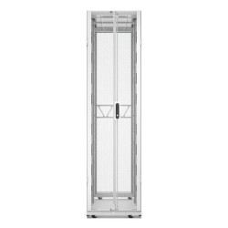 Rack NetShelter SX2 48U L600XP1200XH2258mm, blanc, avec panneaux latéraux