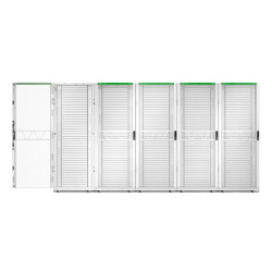 Rack NetShelter SX2 42U L750XP1200XH1991mm, blanc, avec panneaux latéraux