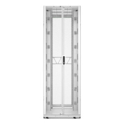 Rack NetShelter SX2 48U L750XP1200XH2258mm, blanc, avec panneaux latéraux