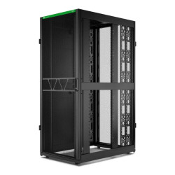 Rack NetShelter SX2 42U L800XP1200XH1991mm, noir, avec panneaux latéraux