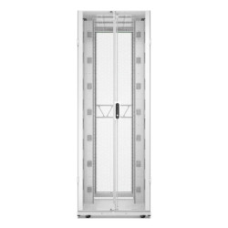 Rack NetShelter SX2 48U L800XP1200XH2258mm, blanc, avec panneaux latéraux