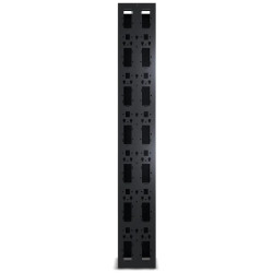 Passe-câbles vertical - pour racks à 2 et 4 montants - H213cm x L30cm - 1 côté