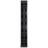 Passe-câbles vertical - pour racks à 2 et 4 montants - H213cm x L30cm - 1 côté