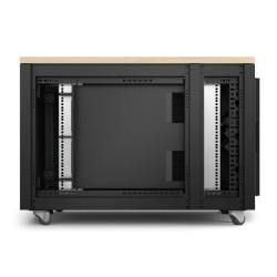 APC NetShelter - Rack informatique insonorisé - 12U - Finition Erable