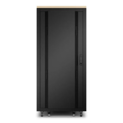 APC NetShelter - Rack informatique insonorisé - 32U - Finition Erable