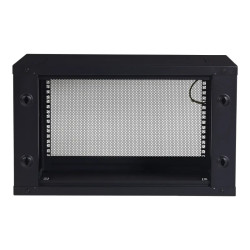 NetShelter WX - Rack mural 19P - 6U - Porte perforée - 356x599x400mm - Noir