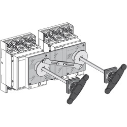 ComPacT NS - kit d'interverrouillage 2 appareils comde rotative - pr NS630-1600