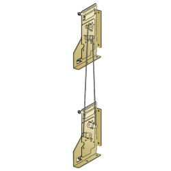 ComPact NS - MaterPacT MTZ1 - interverrouillage à tringle pr 2 appareils - fixe