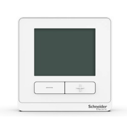 EasyLogic Capteur temp amb blanc +  lcd + boutons derogation de la consigne